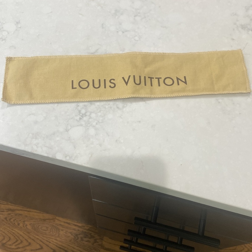 Louis Vuitton Belt Dust Bag 13.5”x3”